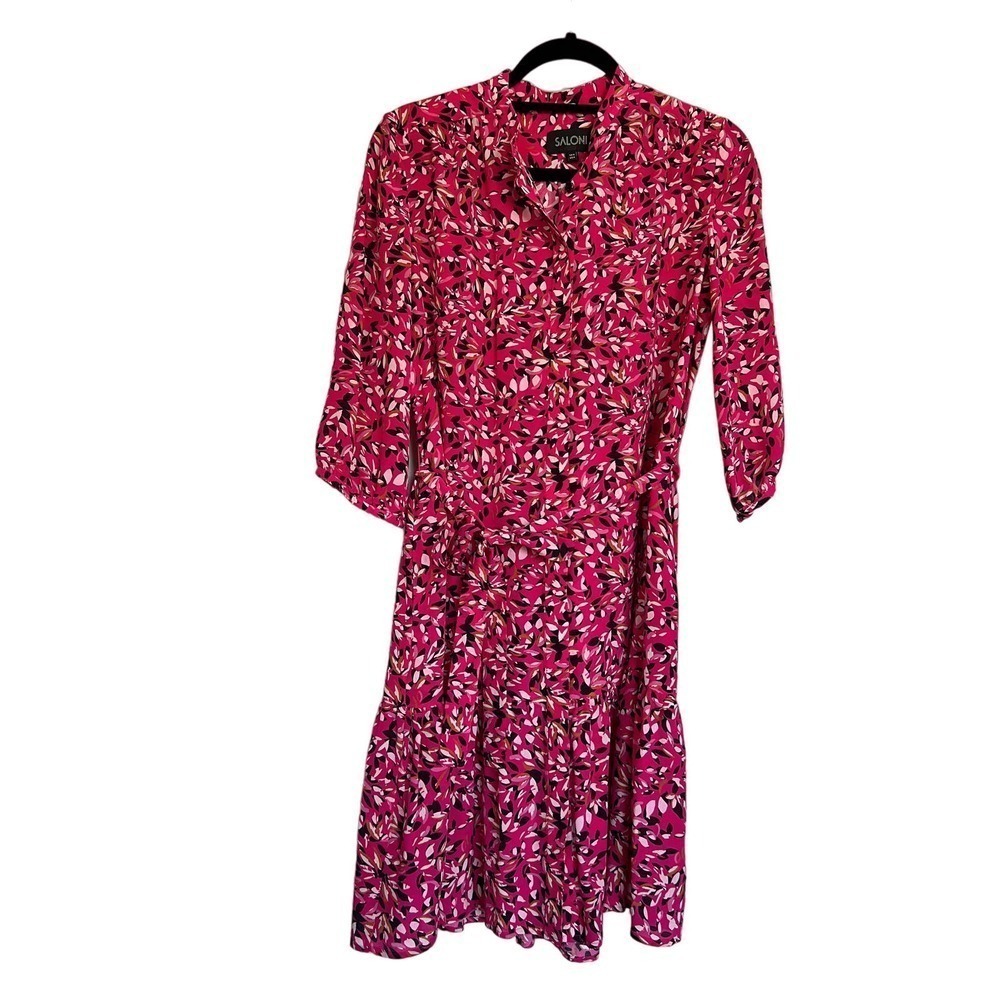 SALONI Silk Mini Dress
